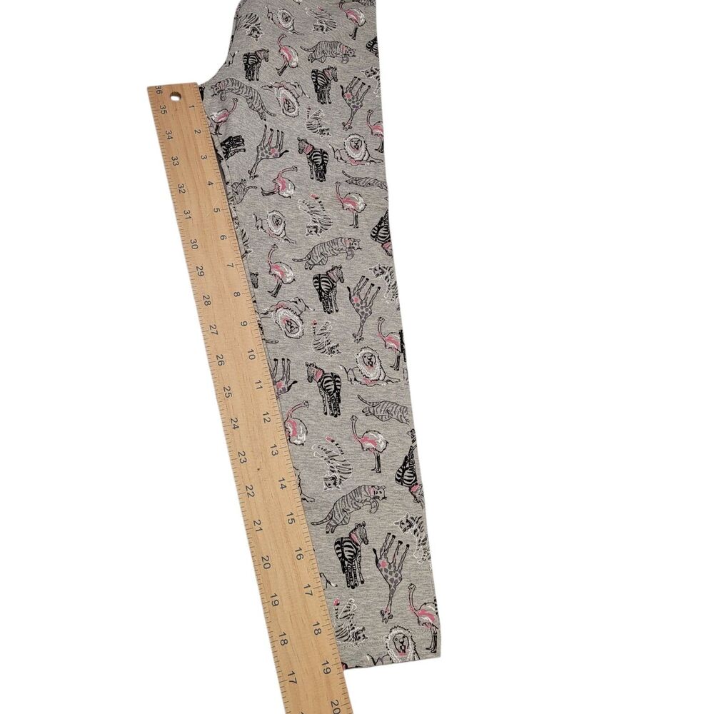 Spotted Zebra Girls  Active Stretch Blue & Gray Printed Legging Small (2-Pack) - Picture 10 of 11